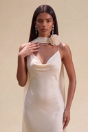 Isabella Satin Maxi Bridesmaid Dress