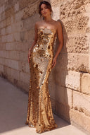 Aurora Strapless Sequin Mermaid Gown