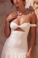 Lucinda Off-Shoulder Cutout Maxi Dress