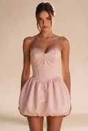 Rosalie Strapless Bubble Mini Homecoming Dress