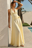 Lucinda Halter Cowl Neck Bridesmaid Dress