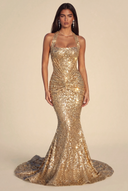 Seraphina Sequin Mermaid Evening Gown