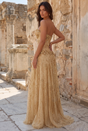 Aurora Beaded Mermaid Evening Gown