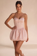 Rosalie Strapless Bubble Mini Homecoming Dress