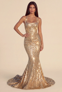 Seraphina Sequin Mermaid Evening Gown