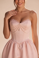 Rosalie Strapless Bubble Mini Homecoming Dress