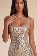 Aurora Sequin Bead Mini Dress