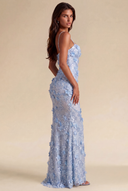 Seraphina 3D Floral Sequin Mermaid Gown