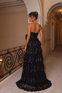 Seraphina Strapless Tiered Prom Dress