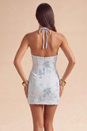 Primrose Floral Sequin Mini Dress