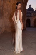 Lucinda Satin Maxi Bridesmaid Dress