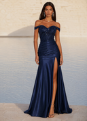 Octavia Off-The-Shoulder Corset Prom Gown