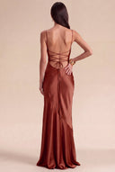 Lucinda Satin Slip Bridesmaid Dress