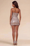 Lucinda Beaded Fringe Mini Dress