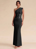 Seraphina One-Shoulder Sequin Dress