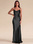 Lucinda Satin Slip Bridesmaid Dress