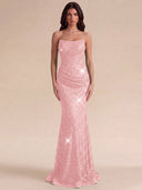 Isabella Strapless Sequin Mermaid Prom Gown