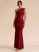 Seraphina One-Shoulder Sequin Dress