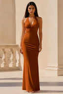 Lucinda Halter Maxi Bridesmaid Dress