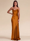 Lucinda Satin Slip Bridesmaid Dress