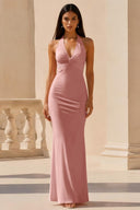 Lucinda Halter Maxi Bridesmaid Dress