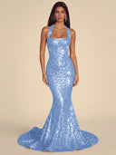 Seraphina Sequin Mermaid Evening Gown