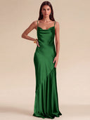 Lucinda Satin Slip Bridesmaid Dress