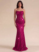 Isabella Strapless Sequin Mermaid Prom Gown