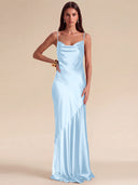 Lucinda Satin Slip Bridesmaid Dress