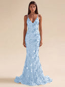 Lucinda Sequin Mermaid Prom Gown