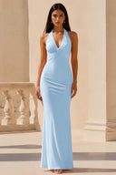 Lucinda Halter Maxi Bridesmaid Dress