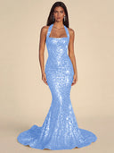 Seraphina Sequin Mermaid Evening Gown