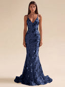 Lucinda Sequin Mermaid Prom Gown
