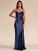 Lucinda Satin Slip Bridesmaid Dress