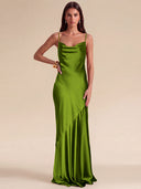 Lucinda Satin Slip Bridesmaid Dress