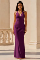 Lucinda Halter Maxi Bridesmaid Dress