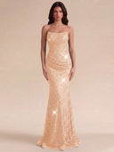 Isabella Strapless Sequin Mermaid Prom Gown
