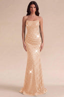 Isabella Strapless Sequin Mermaid Prom Gown
