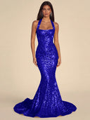 Seraphina Sequin Mermaid Evening Gown