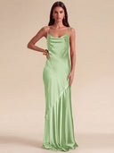 Lucinda Satin Slip Bridesmaid Dress