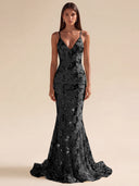 Lucinda Sequin Mermaid Prom Gown
