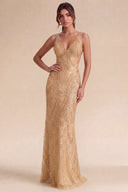 Valeria Sequin Backless Mermaid Gown