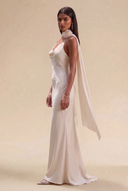 Isabella Satin Maxi Bridesmaid Dress