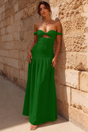 Lucinda Off-Shoulder Cutout Maxi Dress