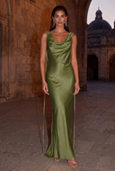 Lucinda Satin Maxi Bridesmaid Dress