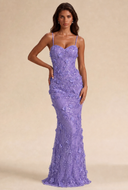 Seraphina 3D Floral Sequin Mermaid Gown