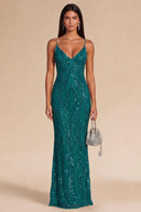 Isabella Sequin Mermaid Prom Gown