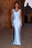 Lucinda Satin Maxi Bridesmaid Dress