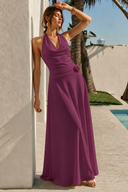 Lucinda Halter Cowl Neck Bridesmaid Dress