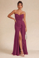 Seraphina Strapless Ruched Maxi Dress